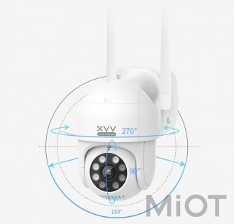 IP-камера відеоспостереження Xiaomi Xiaovv Outdoor Camera White (XVV-6620S-P1)