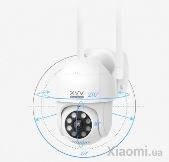 IP-камера видеонаблюдения Xiaomi Xiaovv Outdoor Camera White (XVV-6620S-P1)