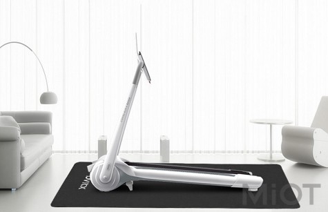 Килимок для занять спортом Xiaomi XQIAO Treadmill mat Black 7mm Size1600x700mm