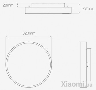 Лампа Xiaomi Yeelight LED Ceiling Light White GLOBAL YLXD12YL (XD125W0GL)
