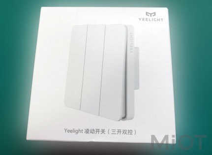 Розумний вимикач Xiaomi Yeelight Flex Switch 10A White (Three Buttons) (YLKG14YL) (YLKG141CN)