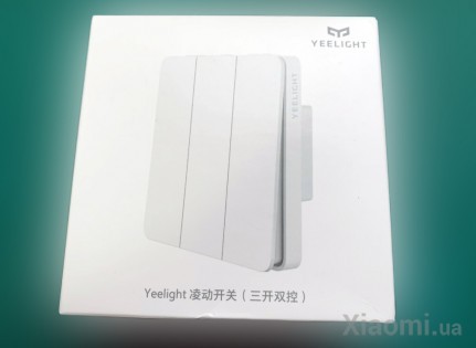 Умный выключатель Xiaomi Yeelight Flex Switch 10A White (Three Buttons) (YLKG14YL) (YLKG141CN)