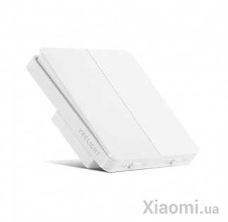 Умный выключатель Xiaomi Yeelight Flex Switch 10A White (Two buttons) (YLKG13YL) (YLKG131CN)