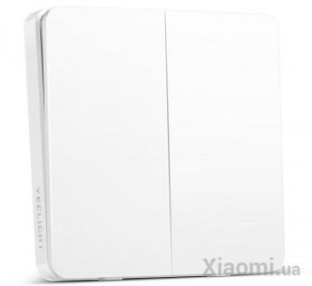 Умный выключатель Xiaomi Yeelight Flex Switch 10A White (Two buttons) (YLKG13YL) (YLKG131CN)