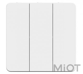 Розумний вимикач Xiaomi Yeelight Flex Switch 10A White (Three Buttons) (YLKG14YL) (YLKG141CN)