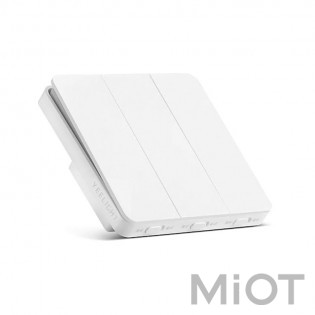 Розумний вимикач Xiaomi Yeelight Flex Switch 10A White (Three Buttons) (YLKG14YL) (YLKG141CN)