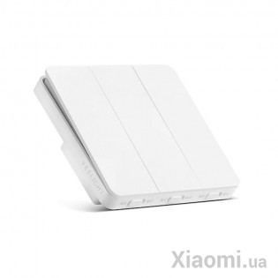 Умный выключатель Xiaomi Yeelight Flex Switch 10A White (Three Buttons) (YLKG14YL) (YLKG141CN)