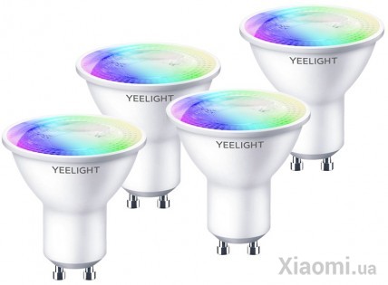 Смарт-лампочки Xiaomi Yeelight GU10 Smart Bulb W1 (Multicolor) (4-pack) (YLDP004-A)