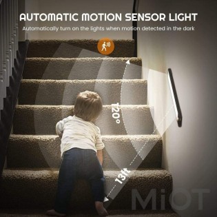 Лампа ночник c датчиком движения Xiaomi Yeelight Motion Sensor Closet Light A60 Black 4000K (YLBGD-0046)