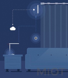 Розумний електрокарніз з мотором Xiaomi Yeelight Smart Curtain Motor And Stitching Track 100 - 320cm (ширина регулюється) (YLDJ001)