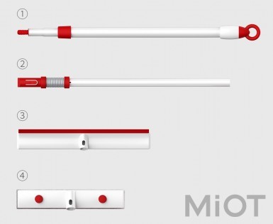 Очищувач вікон Xiaomi Yijie flexible double-headed window cleaner (YB-13)