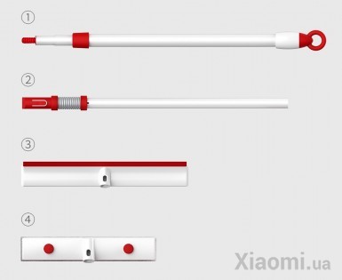 Очиститель окон Xiaomi Yijie flexible double-headed window cleaner (YB-13)
