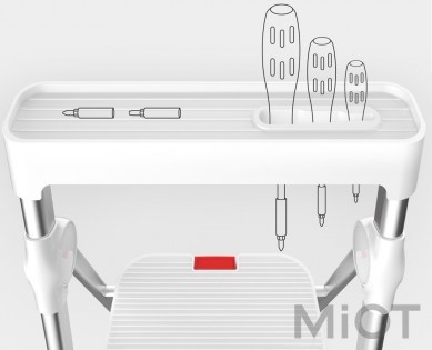 Побутова двоступенева драбина Xiaomi Yijie White