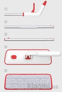 Моющая швабра Xiaomi Yijie White