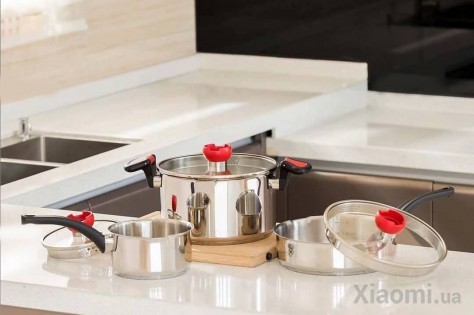 Набор из 3 кастрюль Xiaomi Yi wu yi shi Pans