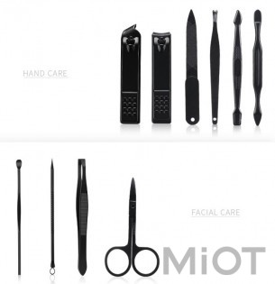 Набір для манік'юра YMYM Nail Clipper Set Black 5410
