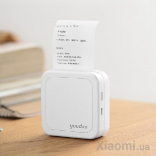 Карманный термопринтер Xiaomi Youdao GT1 White