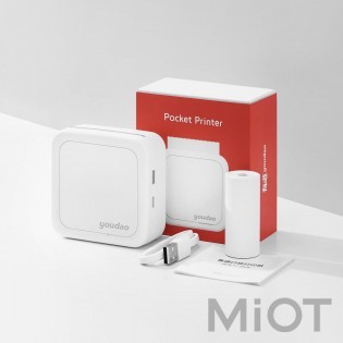 Кишеньковий термопринтер Xiaomi Youdao GT1 White