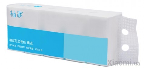 Бумага домашняя рулонная Xiaomi Pomelo (30 rolls in box)