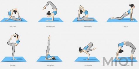 Килимок для йоги Xiaomi YUNMAI Yoga Mat Pro Blue (YMYG-T802)
