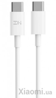 Кабель Xiaomi ZMi AL307 USB-C to USB-C Cable 3A White 1m