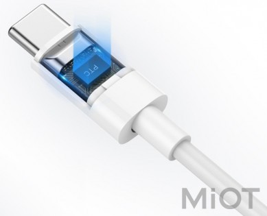 Кабель Xiaomi ZMi AL307 USB-C to USB-C Cable 3A White 1m