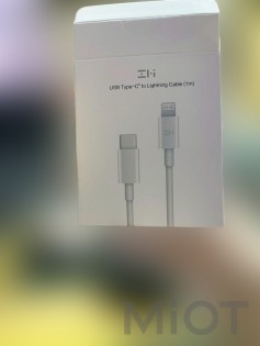 Кабель Xiaomi ZMi AL870 USB-C to Lighthing Cable 1m White