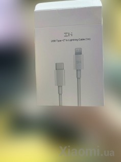 Кабель Xiaomi ZMi AL870 USB-C to Lightning Cable 1m White