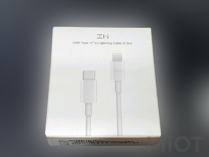 Кабель Xiaomi ZMi AL871 USB-C to Lighthing Cable 0.3m White