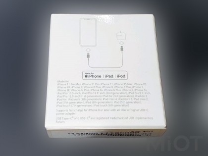 Кабель Xiaomi ZMi AL870 USB-C to Lighthing Cable 1m White