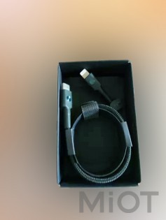 Кабель Xiaomi ZMi AL873 USB-C - Lightning Black Kevlar 1m
