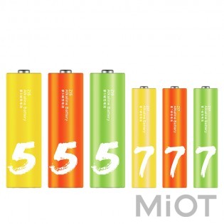 Батарейки Xiaomi ZMI batteries 24pcs (AAA 12pcs AA 12pcs) (3059770)