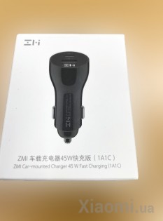 Автомобильное зарядное устройство Xiaomi ZMi Car Charger 1A 1C 45W Black AP721