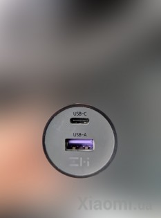 Автомобильное зарядное устройство Xiaomi ZMi Car Charger 1A 1C 45W Black AP721
