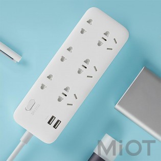 Подовжувач Xiaomi ZMI CX05 (6 розеток + 2 USB-port)