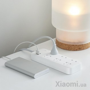 Удлинитель Xiaomi ZMI CX05 (6 розеток + 2 USB-port)