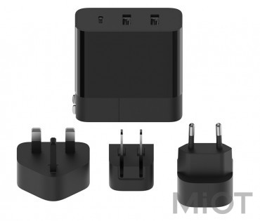 Мережевий зарядний пристрій ZMI HA833 Fast Charging 65W Black