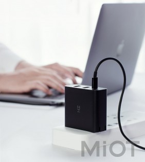 Мережевий зарядний пристрій ZMI HA833 Fast Charging 65W Black