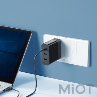 Мережевий зарядний пристрій ZMI HA833 Fast Charging 65W Black