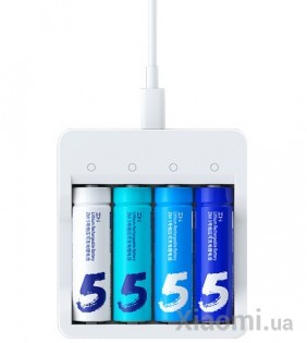 Зарядное устройство Xiaomi ZMi PB421 for AA/AAA Kit (+ 4шт AA 2900mAh)