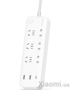Удлинитель Xiaomi ZMI Power Strip CPX01 (6 розеток + 2 USB-port + 1 USB-C port 65W) White