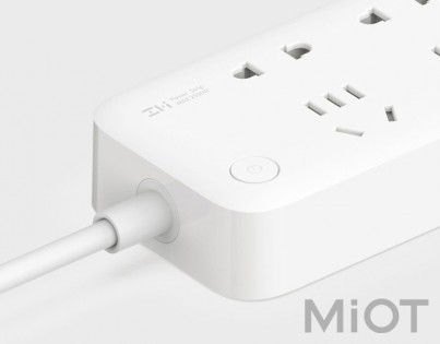 Подовжувач Xiaomi ZMI Power Strip CPX01 (6 розеток + 2 USB-port + 1 USB-C port 65W) White