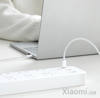 Удлинитель Xiaomi ZMI Power Strip CPX01 (6 розеток + 2 USB-port + 1 USB-C port 65W) White
