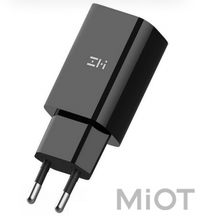 Мережевий зарядний пристрій Xiaomi ZMi Quick Charger Black HA612