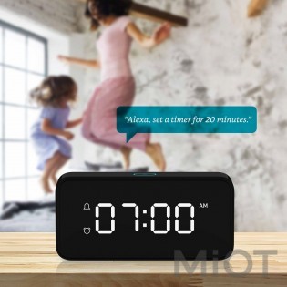 Будильник Xiaomi ZMI Reason ONE Smart Alarm Clock with Alexa Black AC01ZM
