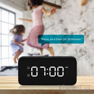 Будильник Xiaomi ZMI Reason ONE Smart Alarm Clock with Alexa Black AC01ZM