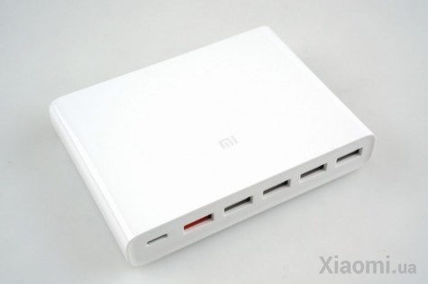 Mi USB Multiple Hub 60W Fast Charger 6 port White (CDQ06ZM)