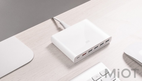 Mi USB Multiple Hub 60W Fast Charger 6 port White CDQ06ZM