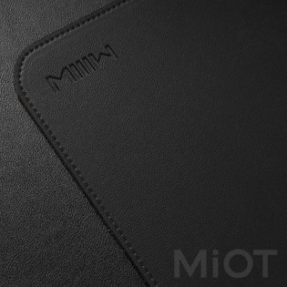 Ігрова поверхня килимок для мишки Xiaomi MiiiW Leather Cork Mouse Pad M Black (MWMLV01)