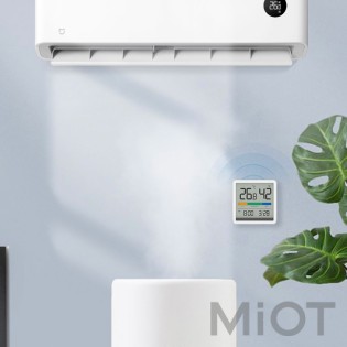 Цифровой Гигрометр Xiaomi Miiiw Temperature Humidity Clock White S210 (MW22S06)